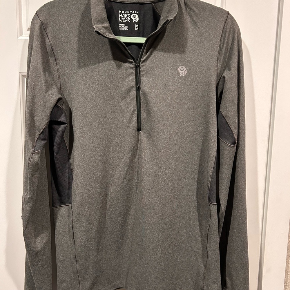Mountain Hardwear Gray Quarter-Zip Jacket
